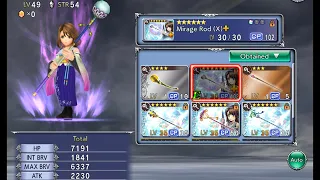 DISSIDIA FFOO how to realize weapons and armour