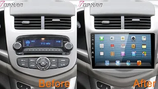 Android Car Radio Player DSP Navigation GPS Audio For Chevrolet AVEO 2014-2017 9 inch Supplier