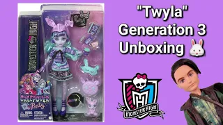 Monster high Doll Unboxing PL - Twyla Generation 3 CreePover Party