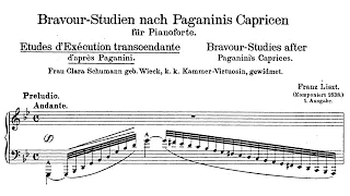Franz Liszt - S.140, Études d'exécution transcendante d'après Paganini (Filipec)