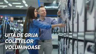 Uita de grija coletelor voluminoase! Flanco Smart Discounter livreaza cu doi oameni!