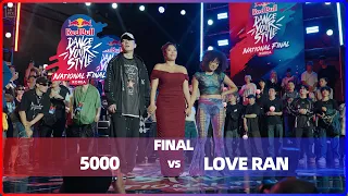5000 vs LOVE RAN｜FINAL @ Red Bull Dance Your Style 2024 Korea｜LB-PIX