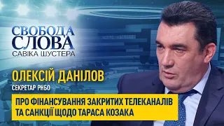 Секретар РНБО Олексій Данілов оприлюднив ексклюзивні дані щодо закритих телеканалів