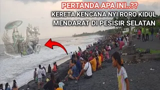 Pertanda apa..!! penampakan kereta kencana nyi Roro Kidul mendarat di pesisir selatan