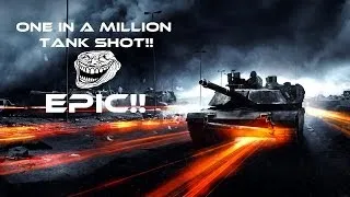 Battlefield 3 - One in a million tank shot! (EPIC)