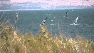 Windsurfing in the kineret