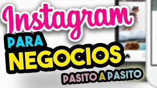 🎓 Crear una cuenta de INSTAGRAM PARA EMPRESAS 👌CORRECTAMENTE