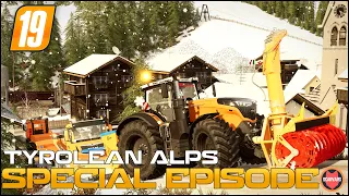 Christmas Special Episode - Snow Plowing  ⭐ FS19 Tyrolean Alps 🇦🇹