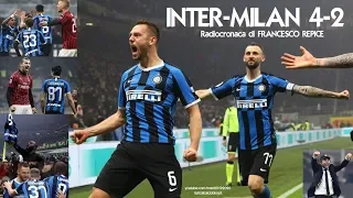 INTER-MILAN 4-2 - Radiocronaca di Francesco Repice (9/2/2020) da Rai Radio 1