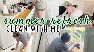 *NEW!* SUMMER CLEAN WITH ME 2021 | SUMMER REFRESH CLEAN + DECORATE