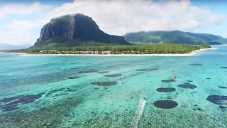 Couple Kite Surfs Over African Coast | DronedOut