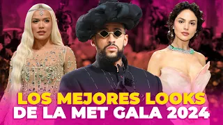 Los mejores looks de la MET Gala 2024: Bad Bunny, Zendaya y Eiza González brillaron en la alfombra r