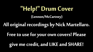 Help! (Beatles Drums ISOLATED Backing Track Cover)