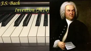 ♫ 🎹 J.S. Bach - Invention (№14) B-flat major 🎹 ♫