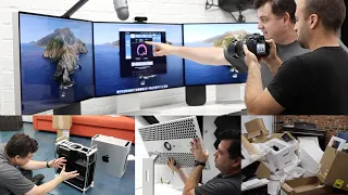 [Nuevo] APPLE Mac Pro con 3 monitores 6K XDR Display UNBOXING $34000 usd