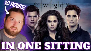 I watched the entire *TWILIGHT SAGA* IN ONE SITTING | First Time Watching Reaction