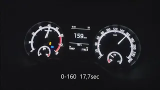 Škoda Octavia III 1.4 TSI DSG (150HP) - Acceleration 0-100 | 0-160 km/h