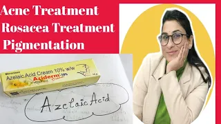 All about Azelaic acid..Use for Ance treatment and also use for Rosacea treatment ..