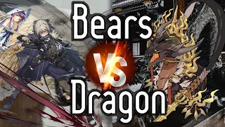 [Arknights] She Cast Gun - IW-9 - Bears vs Dragon - Bearknights + Purestream