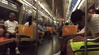 NYC Subway HD 60 FPS: Riding Howling  R68 2862 LED Test Car w/ Good T/O (Classon to Metropolitan)