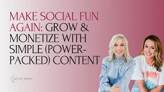 Ep 458: Make Social Fun Again (& Profitable) with Simple Content, that Sells!