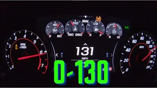 2023 Camaro SS Manual Acceleration, 0-130