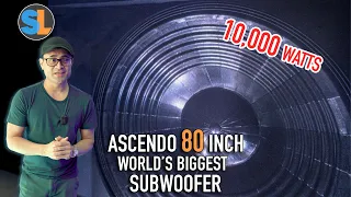 This is The World's BIGGEST Subwoofer! Ascendo The 80 🔊🔊