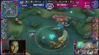 NINO GENDONG GENDONG | H3RO ESPORTS 4.0 GROUP STAGE B DAY 2 | AE vs Onic Prodigy  Game 1