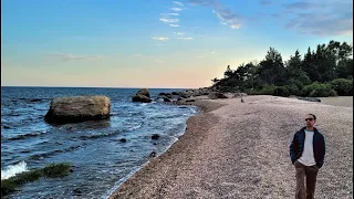 Day trip to Hammonasset Beach State Park CT USA , Moraine Nature trail, Long Island sound.