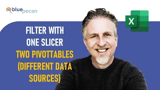 Excel - One Slicer for Multiple PivotTables with Different Data Sources - Apply the Same Filter