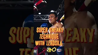 Super sneaky #muaythai technique with Lerdsila #phukettopteam