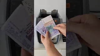 HT 9100+_1+1 Pocket banknote sorter_XOF currency demo