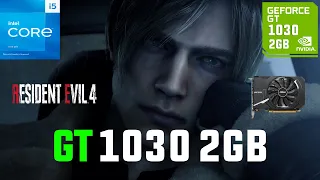 Resident Evil 4 Remake GT 1030 (1080p,900p,720p Low Settings FSR)