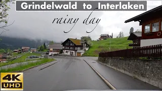 [ 4K ] Grindelwald to Interlaken, Switzerland | 4K 60fps