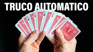 TRUCO AUTOMÁTICO CON CARTAS (Sin preparación)