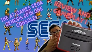 Sega Genesis Classic Games Console With 80 Built In Games - By ATGAMES