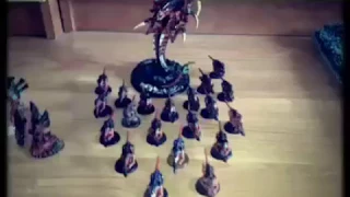 Warhammer 40,000: Tyranid army showcase from for WH 40K wargame campaign