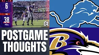 BALTIMORE RAVENS DESTROY THE DETROIT LIONS!