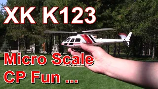 XK K123 AS350 RC helicopter review - what it gets right & wrong.