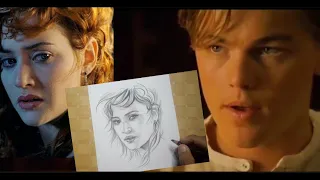 TITANIC MEMORY..Drawing Again Rose Face by Jack