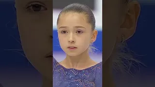 Kamila Valieva | Go little Rockstar ⛸♥ #shorts #kamilavalieva #skating