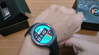 Smartwatch Mibro GS unboxing and quick menu view