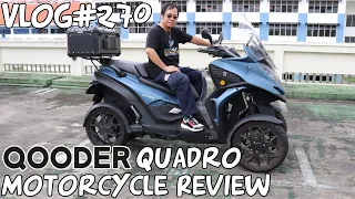 Vlog#270 Qooder Quadro Motorcycle Review Singapore