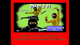 Ninja Music And Gameplay On The C64 | A Mastertronic Classic