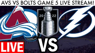 AVALANCHE VS LIGHTNING GAME 5 LIVE! (NHL Playoffs / Stanley Cup Final Game Stream Free Play-By-Play)