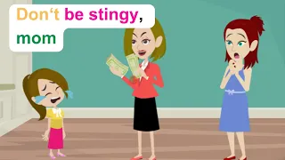 Ella's mother is stingy - Comedy Animated Story - Ella English