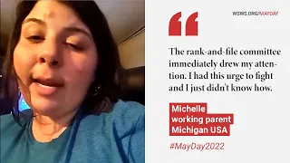 Why I'm Attending the International May Day Online Rally: Michelle, working parent, Michigan USA