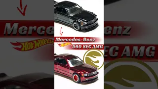 Diy CUSTOM sth Mercedes-Benz 560 SEC AMG / HOT WHEELS #tutorial #customhotwheels #diecast