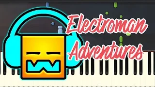 🎹Electroman Adventures-Geometry Dash (Piano Tutorial Synthesia)❤️♫