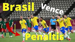 México (1) 0 x 0 (4) Brasil | Pênaltis | Olimpíadas 03/08/2021